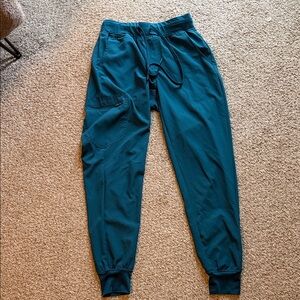 Caribbean Blue Jogger Scrub Pants